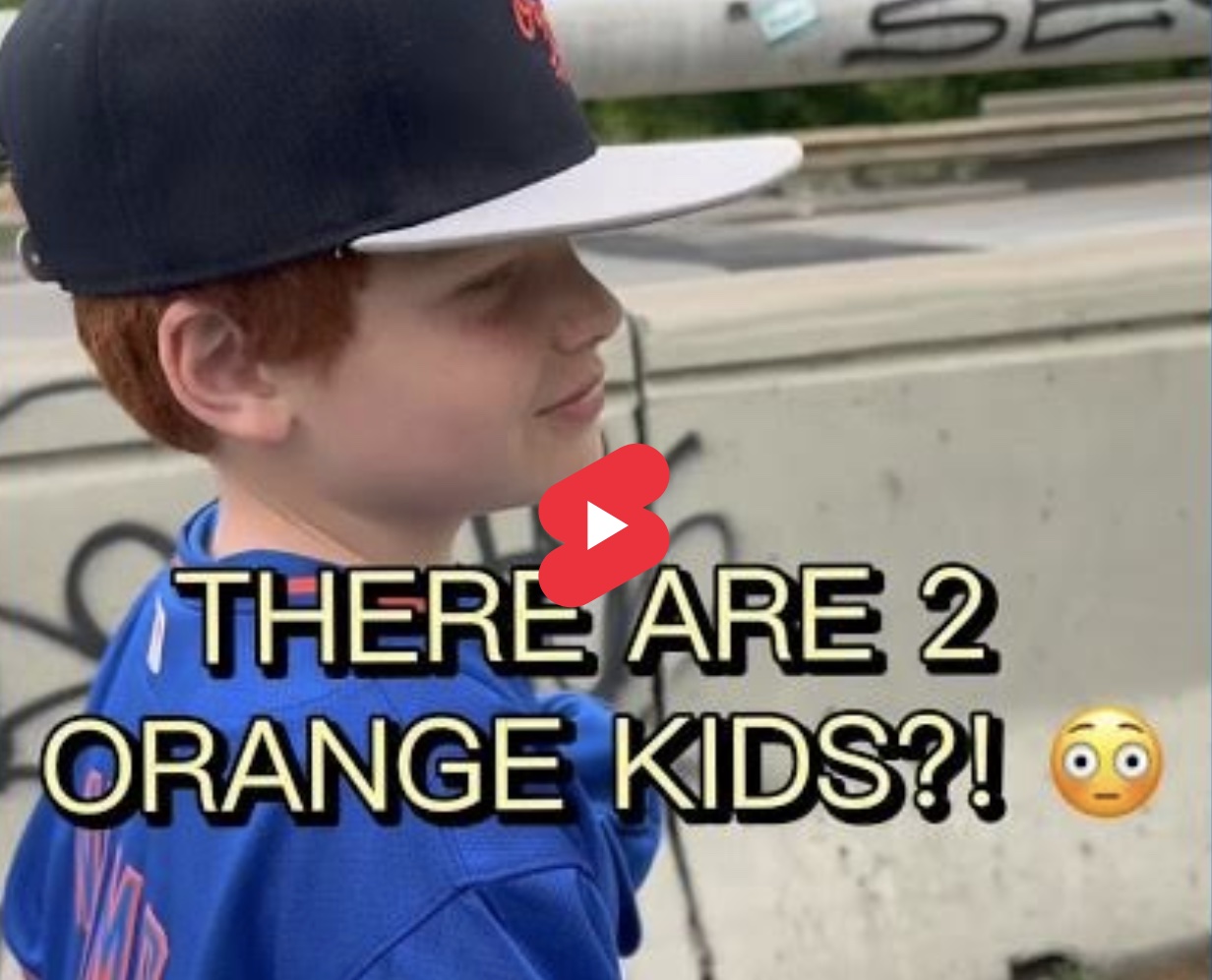 There Are TWO Orange Kids?! 😳🍊⚾️ #mets #baseball&nbsp;#citifield