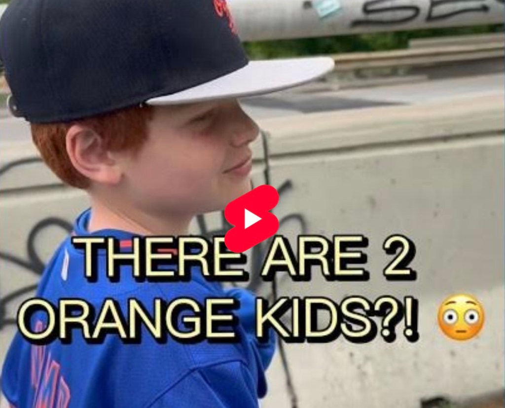 There Are TWO Orange Kids?! 😳🍊⚾️ #mets #baseball&nbsp;#citifield