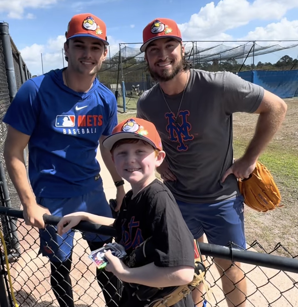 Bowman Chrome rip with Mets prospects Jace Hampson & Peyton&nbsp;Prescott