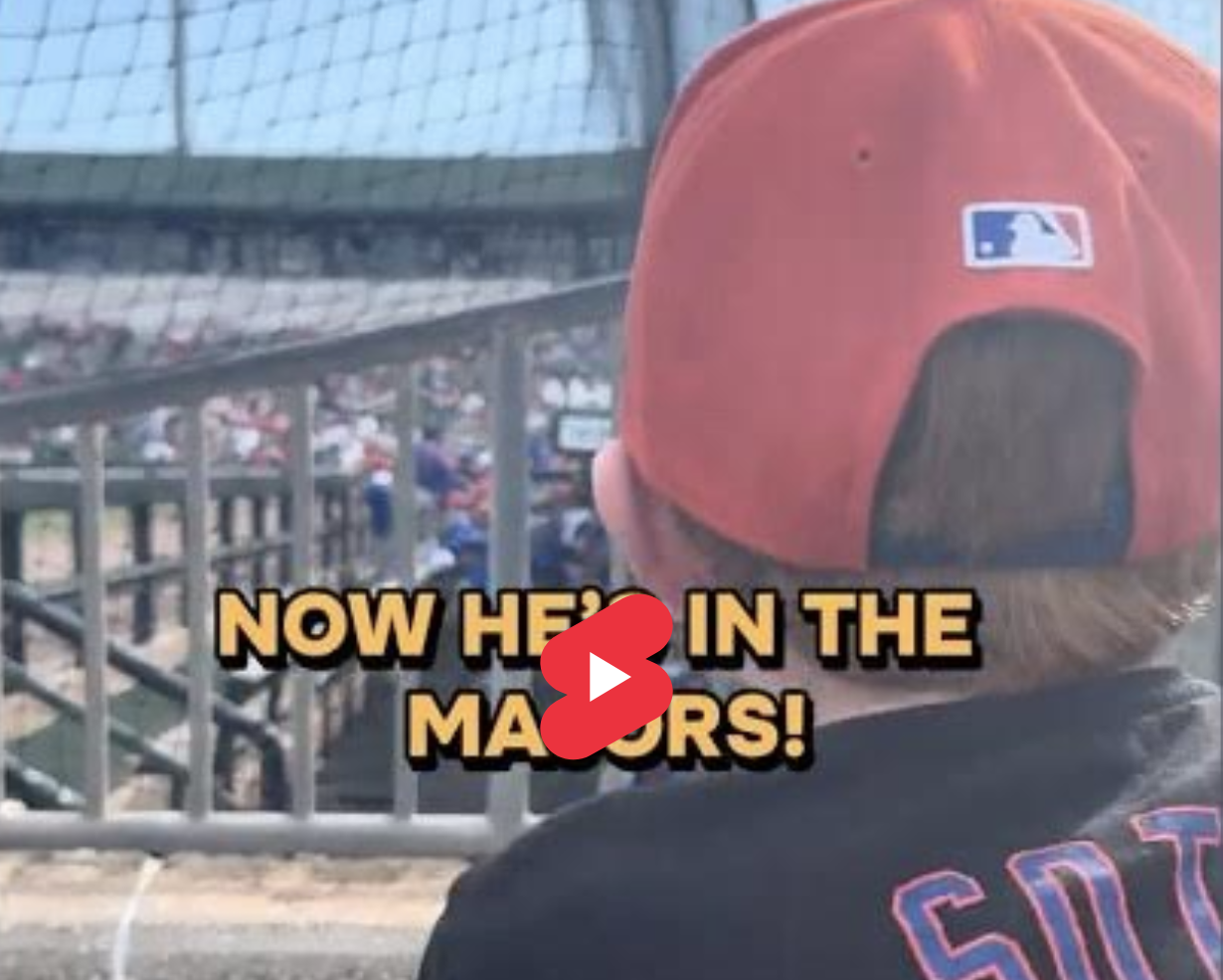 We Called an AJ Ewing Homer 😳⚾️ now he’s in the majors! #mlb&nbsp;#mets