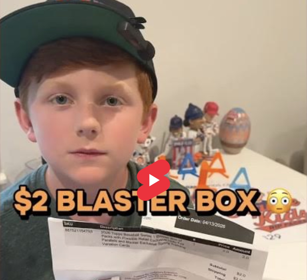 $2 Temu Blaster Box 😳⚾️ We Pulled a CASE HIT?! 